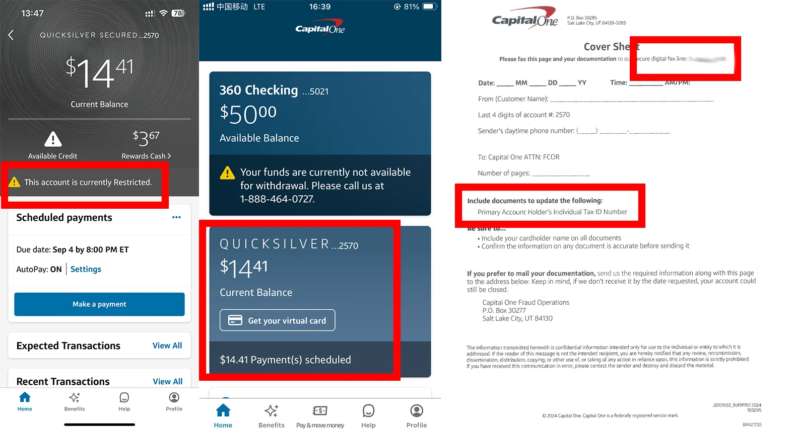 美卡入门,Capital One C1押金信用卡申请、风控、解封全流程,干货,建议收藏